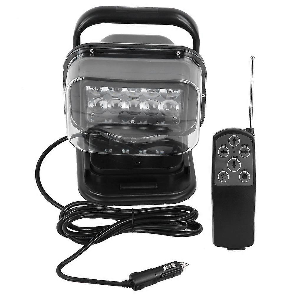 50W LED Search Light with Remote and Magnetic Base 360 Degree Spot Lamp for Cars Universal E2U257