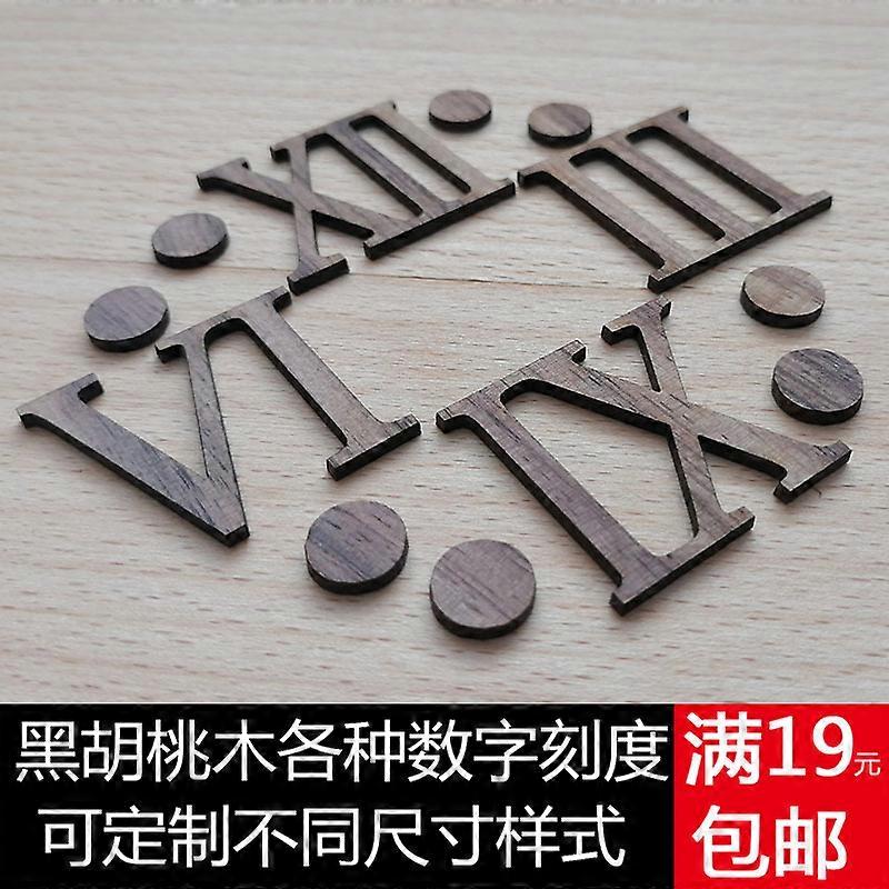 1 Set of Wall Clock DIY Roman Numerals Clock Numerals Kit Replacement Clock Numerals Clock Numbers