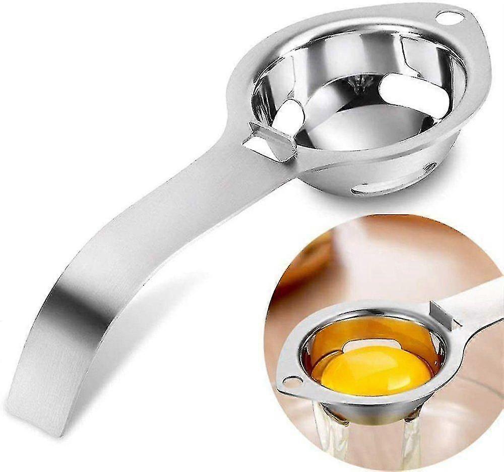 304 Stainless Steel Egg Separator Long Handle Egg Strainer