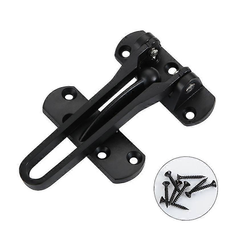 Door Security Chain Lock,door Lock Restrictor(black)