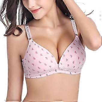 Maternity Underwear Print Nursing Bra Breastfeeding Bra Front Opening Buckle Wire Free