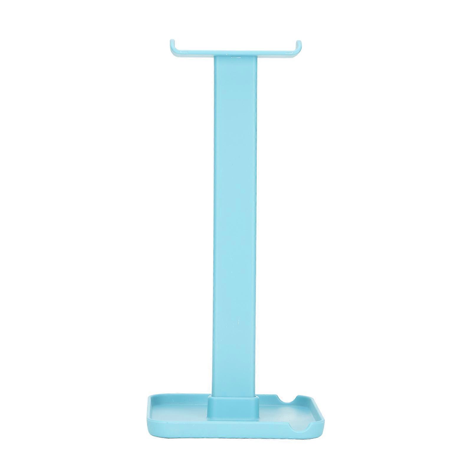 Headphone Stand Multifunctional Space Saving Sturdy Durable Stable Bright Color Headset StandBlue