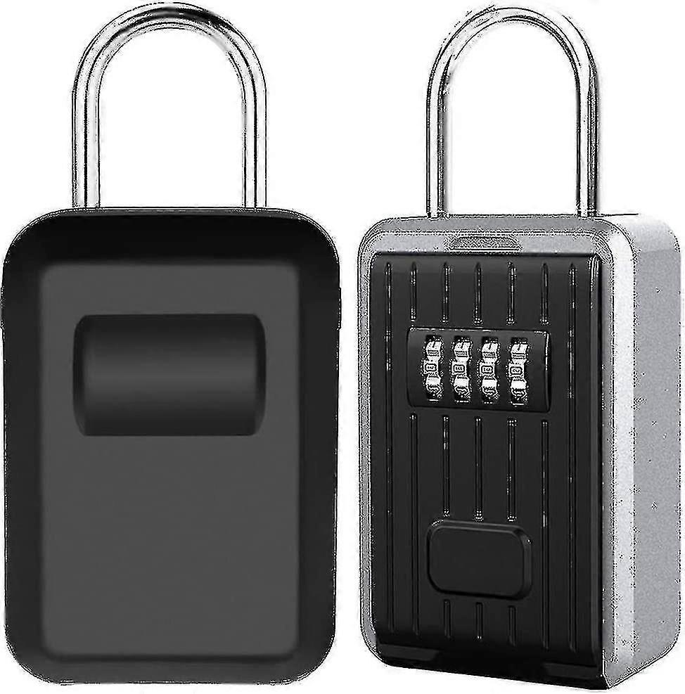 Mounted Key Box Key Box With 4 Digit Num , Lar Box Outdoor Key Safe With , Xl Size D Key Box ()