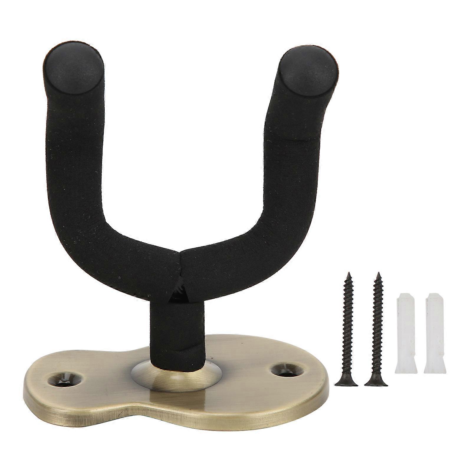 Guitar Wall Mount Holder Neck Sponge Protective Support Bracket with Mounting Accessories