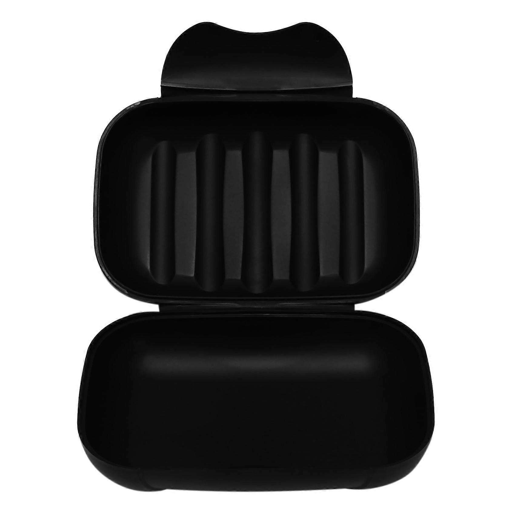 Soap Box In Abs Case Waterproof Portable Cases For Travel-Black