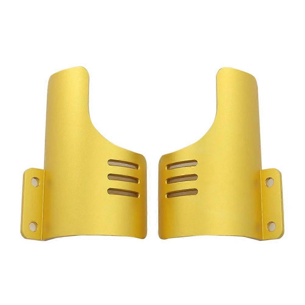 Motorcycle Front Fork Guards Dust Protection Lower Fork Leg Deflector Shield for Touring CVO Road Glide Gold