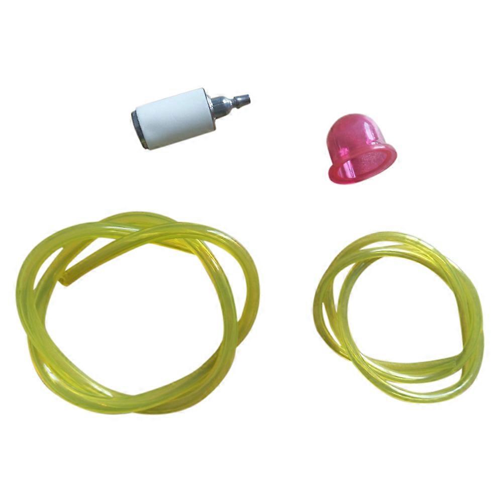 4Pcs Weed eater Featherlite Trimmer Blower Primer Filter 18 Inch Fuel Line Primer Bulb 530058709 Tool Part