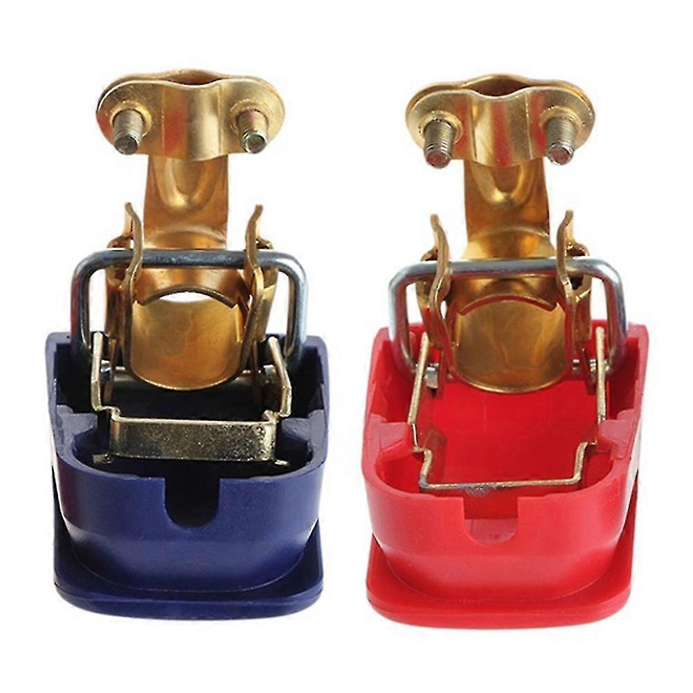 2st / set Universal 12v Bil Husvagn Båt Quick Release Batteri terminaler Klämmor