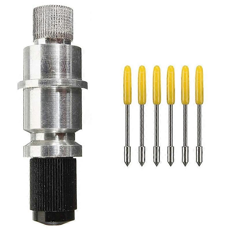 15PCS 30 Degree Graphtec CB09U CB09 Blades Vinyl Plotter Cutter + 1PCS Blade Holder Housing
