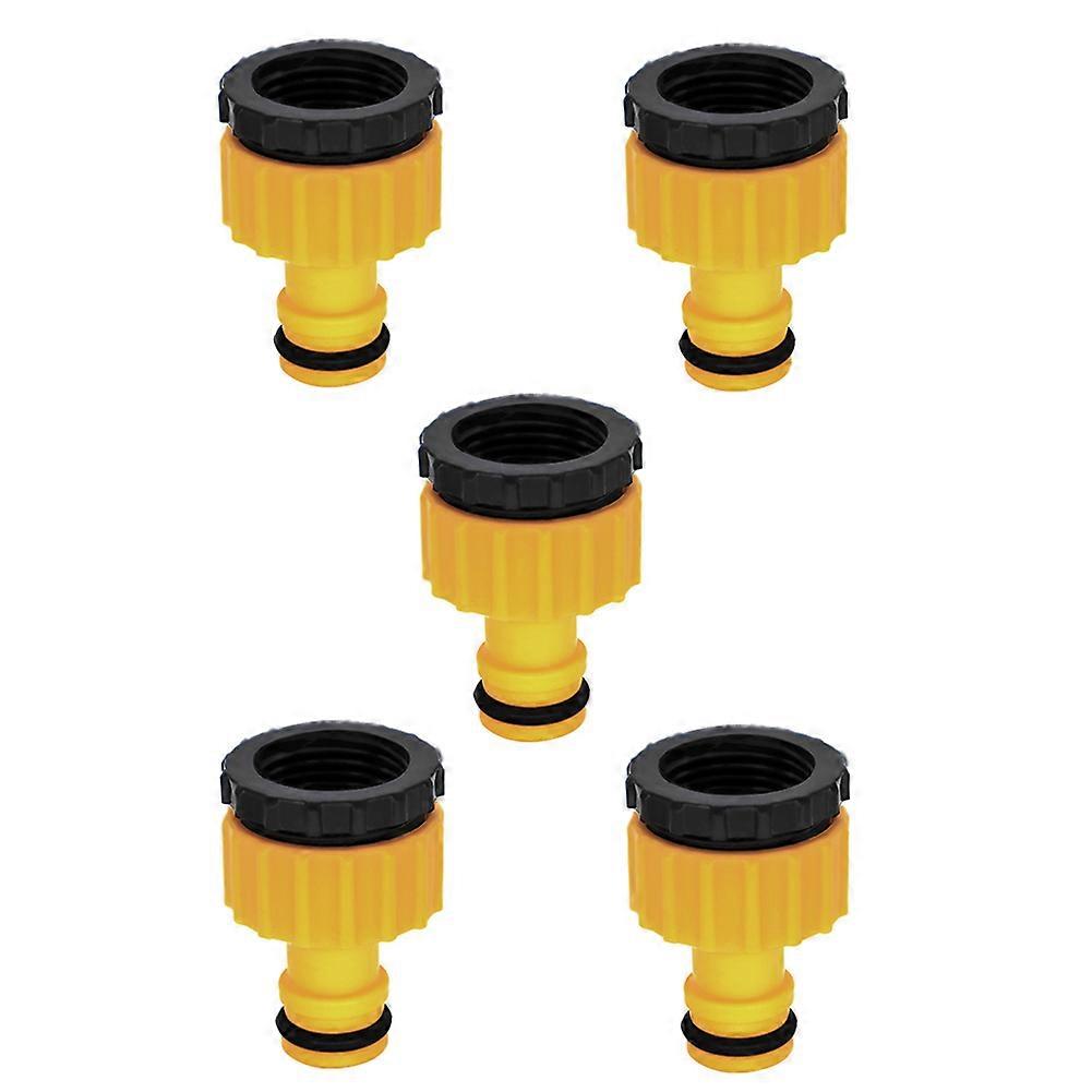 Hose Connectors 1/2 Inch 3/4 Inch 2 in 1 Tap Adapter Quick Coupling Connector Kit Quick Connect Garden Hose Outdoor Tap Connector