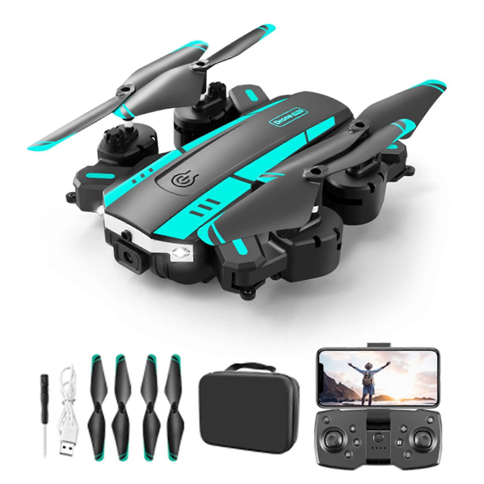 Foldable Aerial-Drone with Single/Double Lens Stable Flights Speed Adjust Quadcopters Gifts for Kids Adults