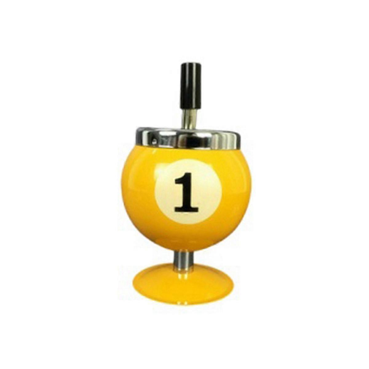 Pool Billiard Ball Design Ashtray Portable Metal Ashtray for Pool House High Quality Billiards Asht