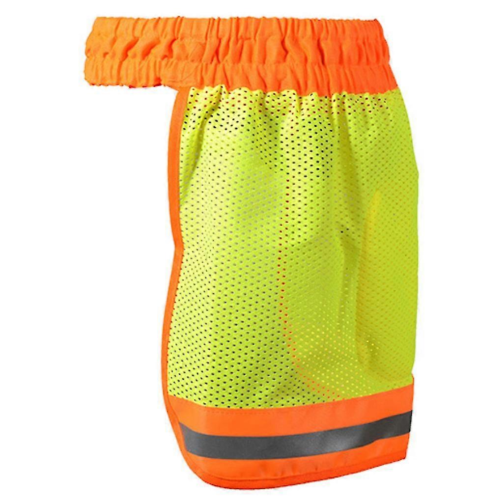 Elastic Hard Hat Sun Shade High Visibility Cooling Mesh Neck Protection Shield