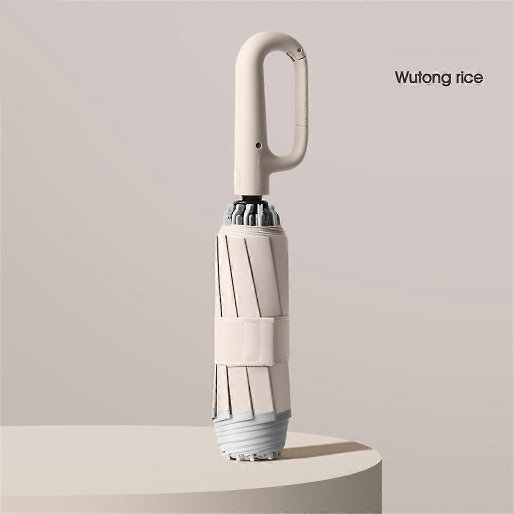 Reinforce Ring Clasp Fully Automatic Umbrella Men Women 10 Double Bone Large Folding Windproof Strong Waterproof Sturdy Umbrella