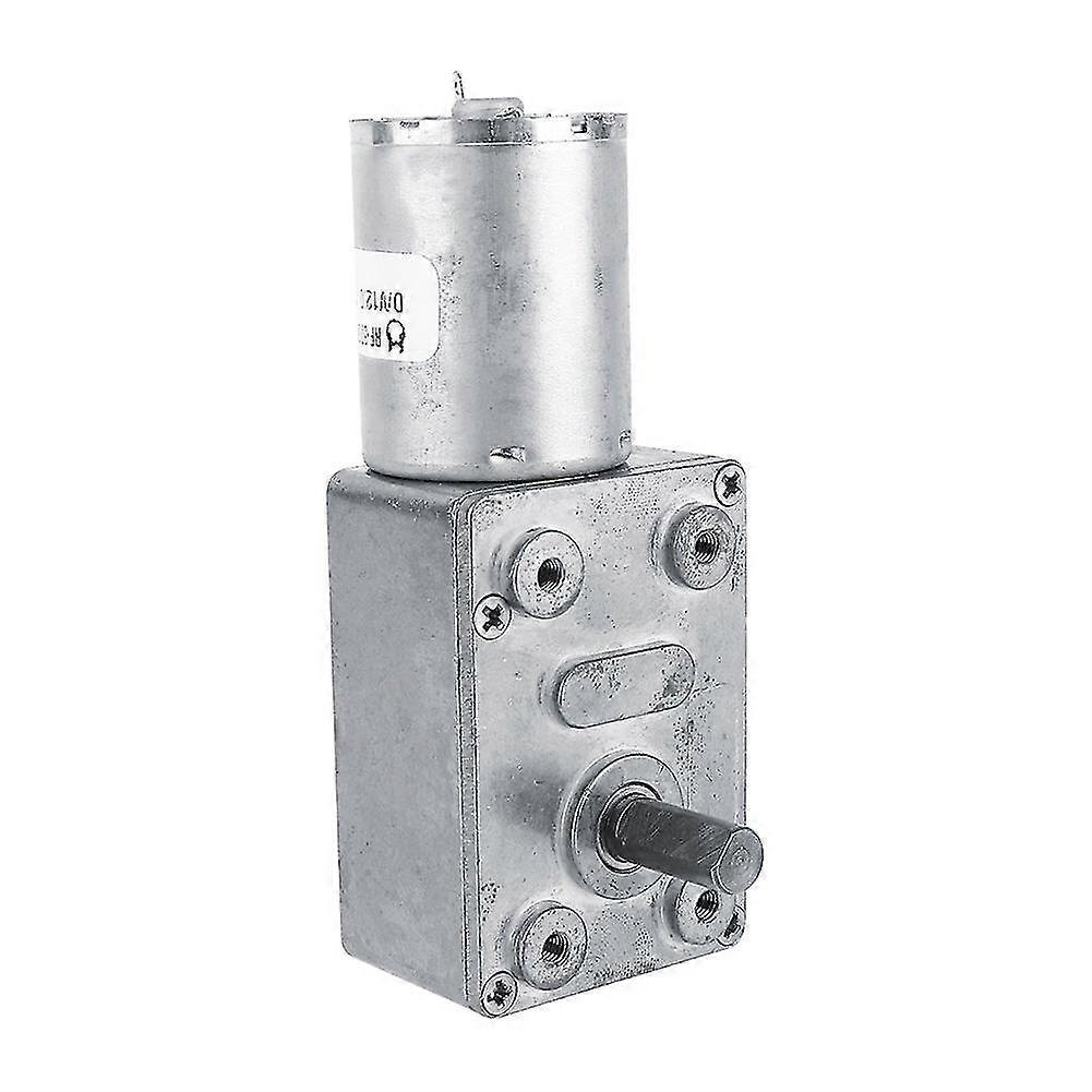 Dc 12v Electric Motor Reversible Reduction Turbine High Torque Worm Gear Box For Windows, Door Openers (6rpm)
