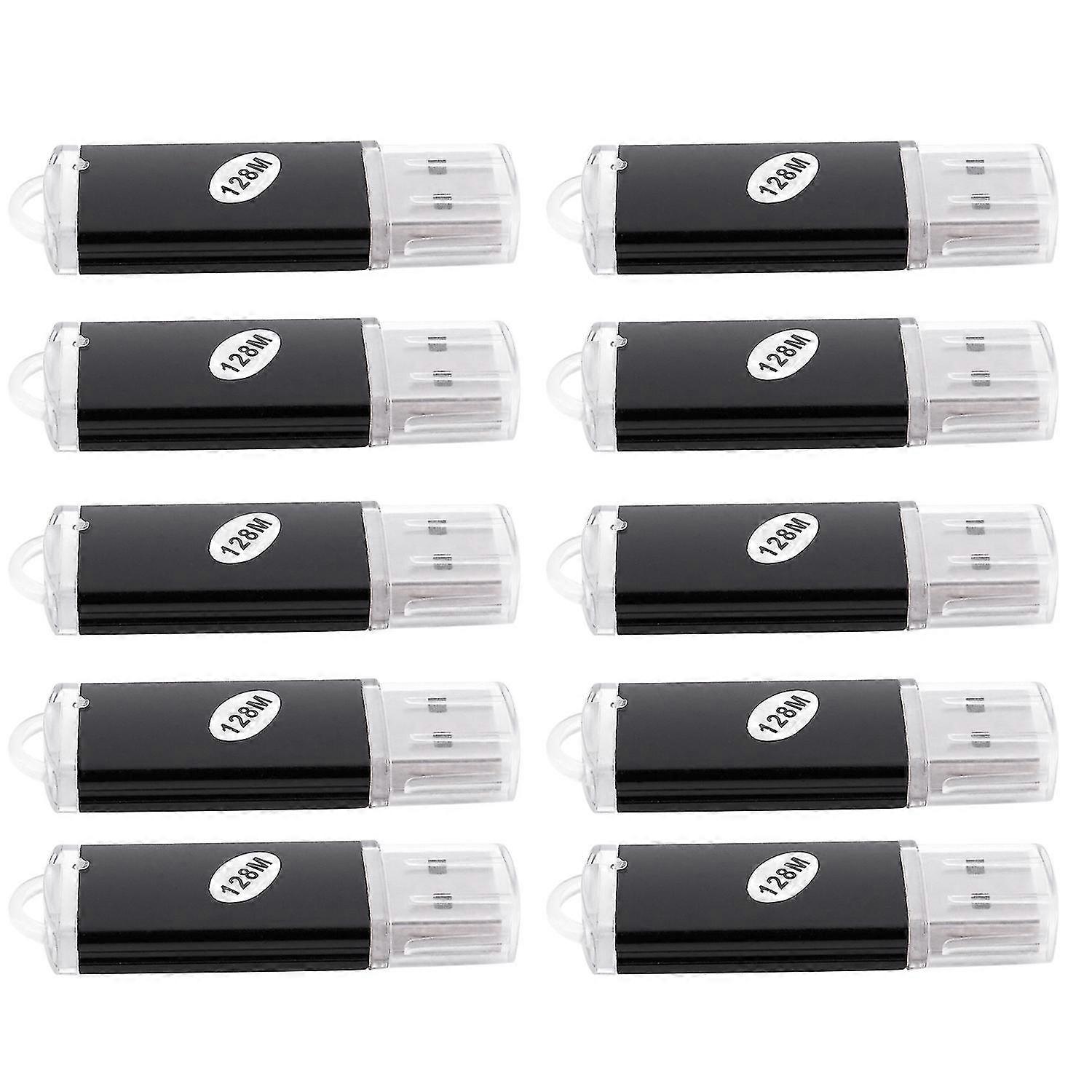 10 X Usb Memory 2.0 Memory Stick Flash Drive 128mb
