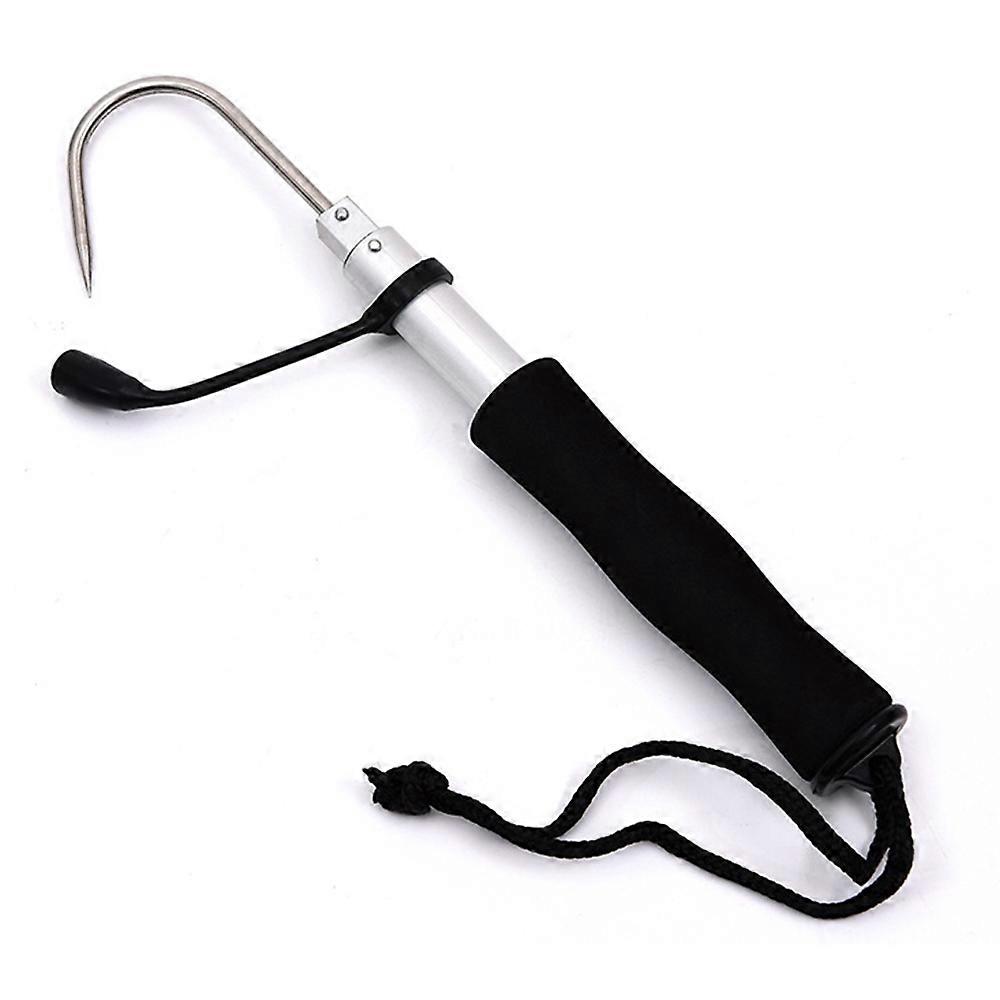 LEO 27527 Telescopic Fishing Gaff Hook with Non-Slip EVA Handle Spear Hook Fish Gripper Tool