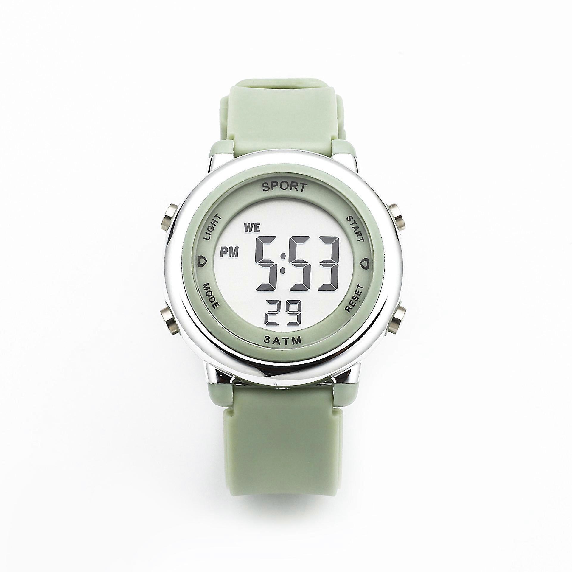 Candy color children's student electronic watch cross-border supply creative high-value round dial children's electronic watch