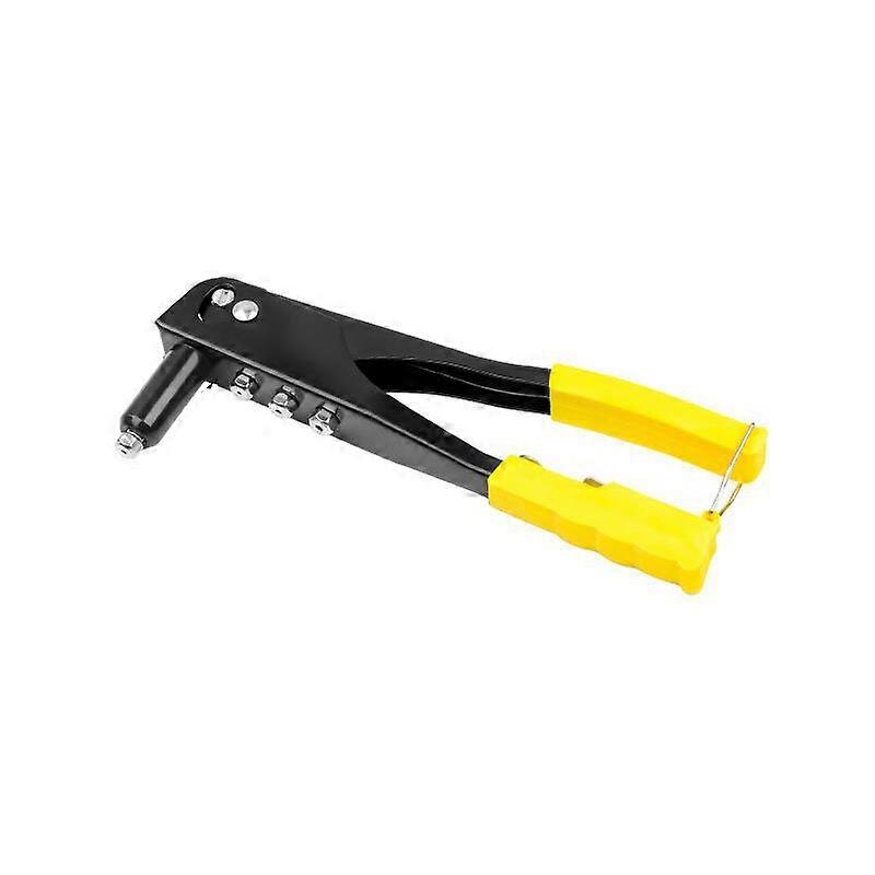 Professional manual double blind rivet gun, rivet gun, cap gun, riveting hand tools, (10 inch yellow rivet gun)