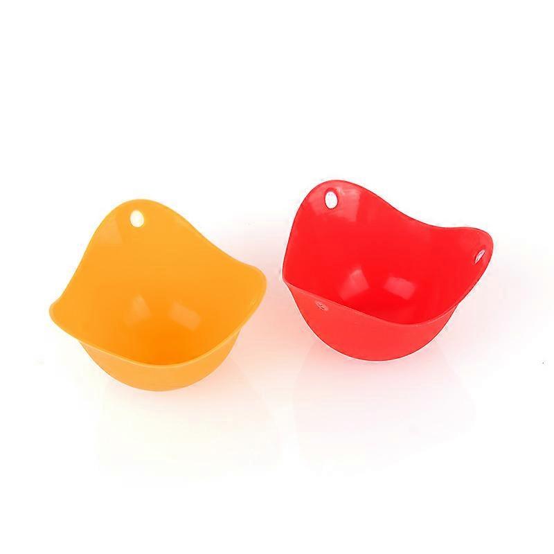 Poached Egg Cup. 4 Set. BPA Free. Microwave Egg Poacher. Nonstick Egg Pod Perfect Silicone Egg Poacher. Easy to Use & Clean. No Mess. 4 Silicone Egg