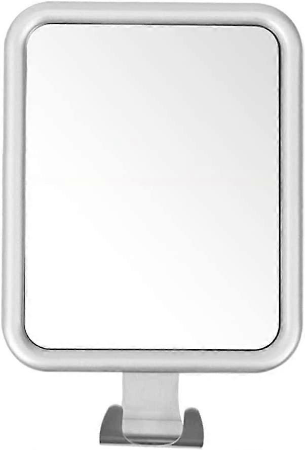 Bathroom Suction Cup Anti-fog Mirror with Hook Shavers Rectangle