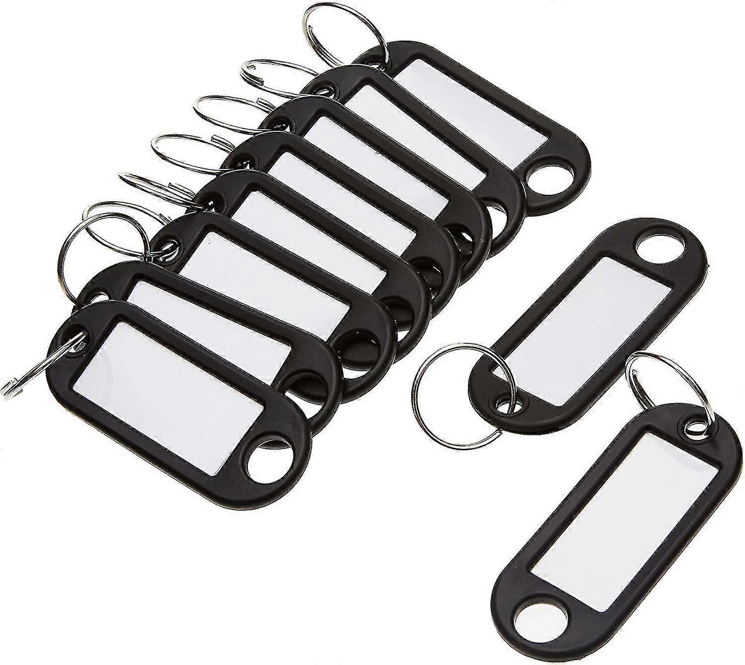 100 Pcs Of Plastic Key Tags, Tag Tags, Keychains, Sign Tags, Luggage Tag Tags