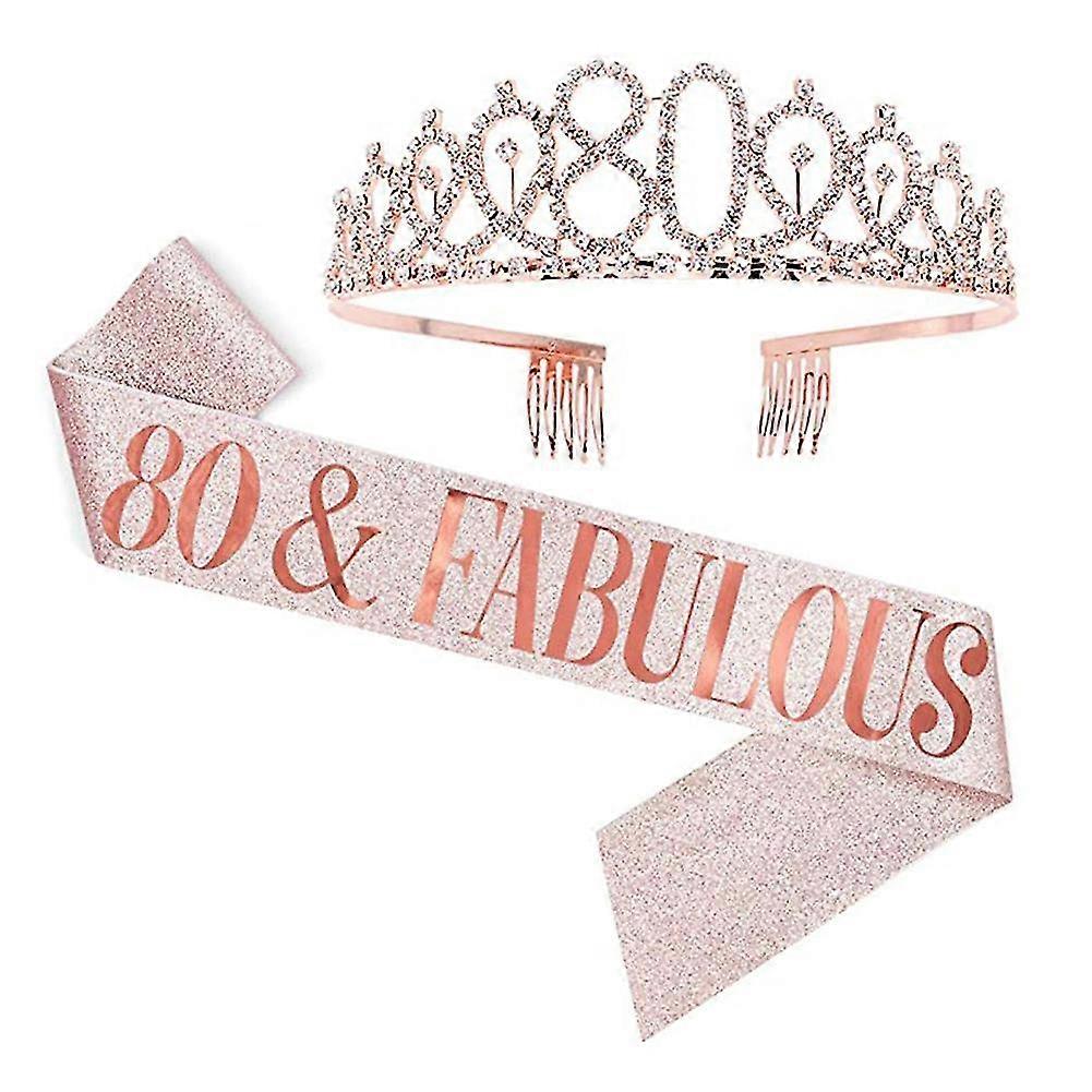 طقم تاج نسائي لامع من أحجار الراين مطبوع عليه حروف - لوازم حفلات أعياد الميلاد - Jikaix