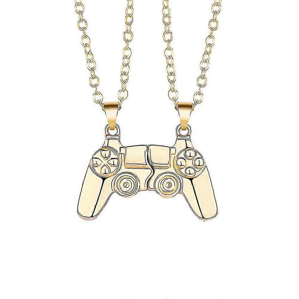 Magnetic Game Controller Necklace Couples Chain Pendant Gifts