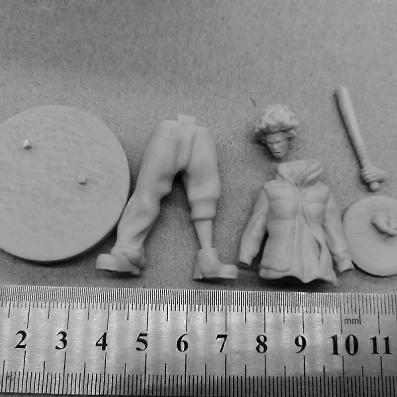 Μέθοδος Man Resin Σχήμα 1/24 Κλίμακα συναρμολογημένο μοντέλο κιτ Μη συναρμολογημένο διόραμα και άβαφα ειδώλια Παιχνίδια