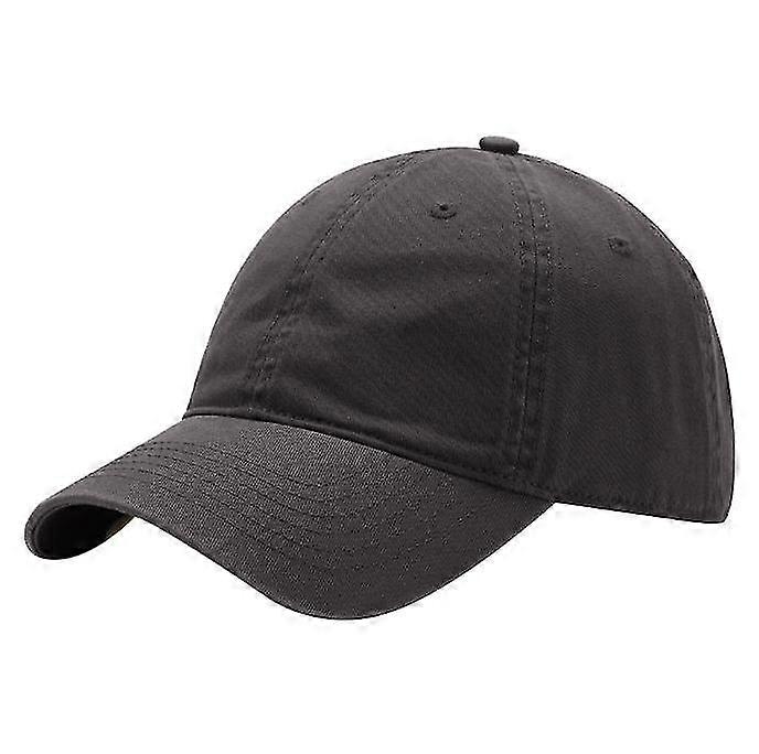 Baseball Cap Washed Solid Color Soft Top Cap Versatile Sunshade Hat