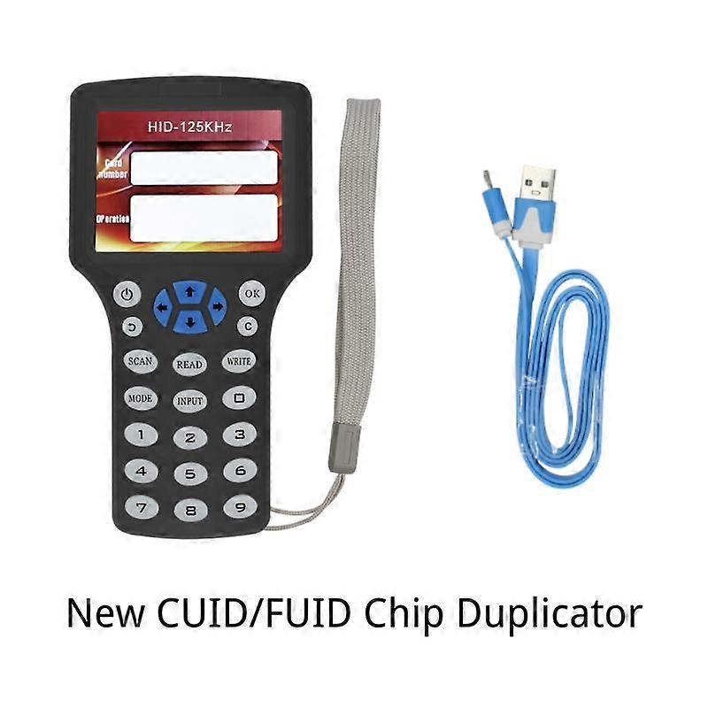 New Rfid Card Reader 13.56mhz Duplicator Id/Ic Writer Nfc Chip Encryption Tag Copier 125khz T5577 Key Copier Programmer