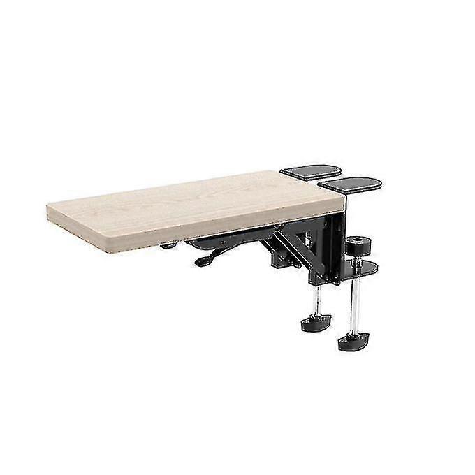 Computer Arm Rest Mouse Pad Holder Bracket Foldable For Light Khaki