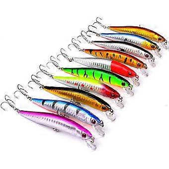 Fishing Lures Hard Minnow Baitsmix10pcs 