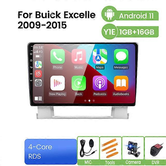 8GRAM+128GROM Car Radio Video Player For Buick Excelle 2 2009 - 2015 For Opel Astra J 2009 - 2017 Android 11 Navigation Gps Dvd