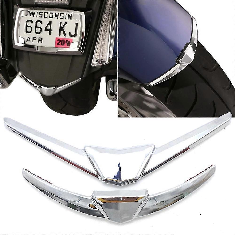 Chrome Motorcycle Rear and front Fender Tip Trim Case for Honda Goldwing GL1800 GL 1800 From 2018+