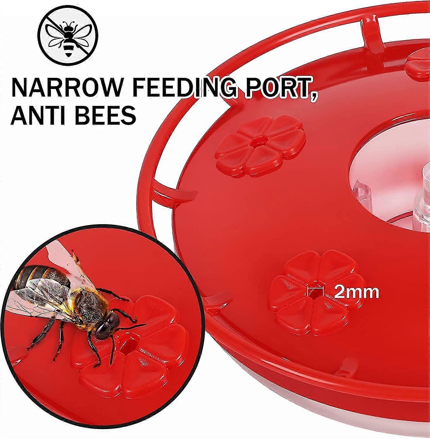 Hummingbird Feeders For Outdoors, 2 Pack, Leak-proof, Easy To Clean And Fill, Saucer Humming Feeder For Hummer Birds, Including Hanging Hook