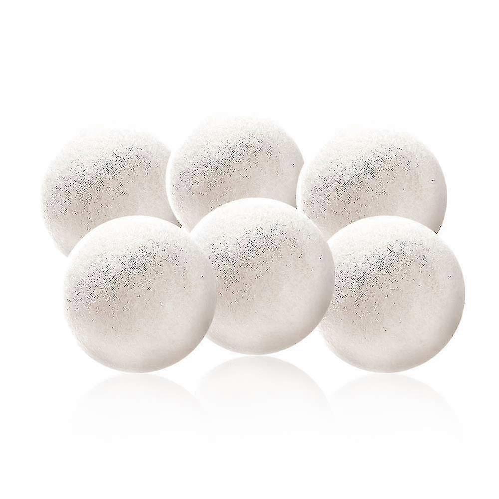 6-pack Wool Tumble Dryer Balls Reusable Natural Fabric Softener