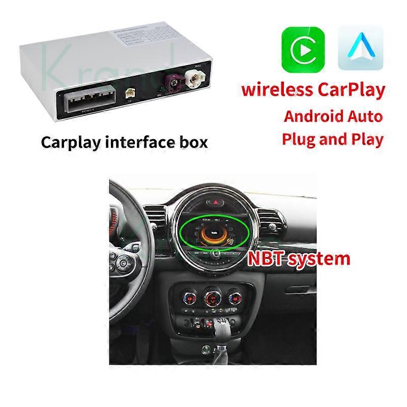 Krando Wireless Apple CarPlay Android Auto Interface Box For BMW Mini Cooper F54 F55 F56 F60 R60 2007-2018 CIC NBT EVO Upgrade