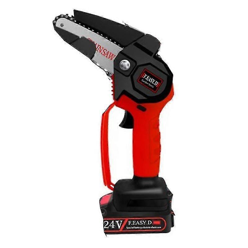 Mini Chainsaw 4 Inch, Cordless Mini Chainsaw Battery Powered W/ Rechargeable Battery & Fast Charger, One-hand Use Electric Chainsaw, Handheld