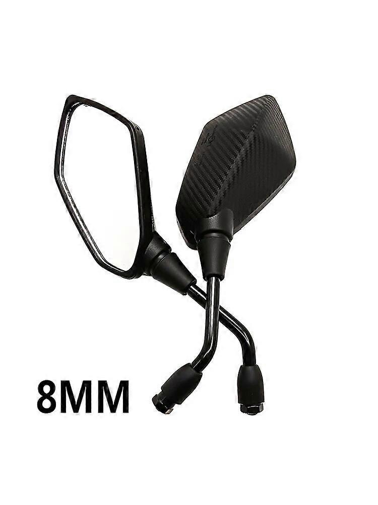 2Pcs/Pair Universial 8mm 10mm New Motorcycle Mirror Scooter E-Bike Rearview Mirrors Electromobile Back Side Convex Mirror