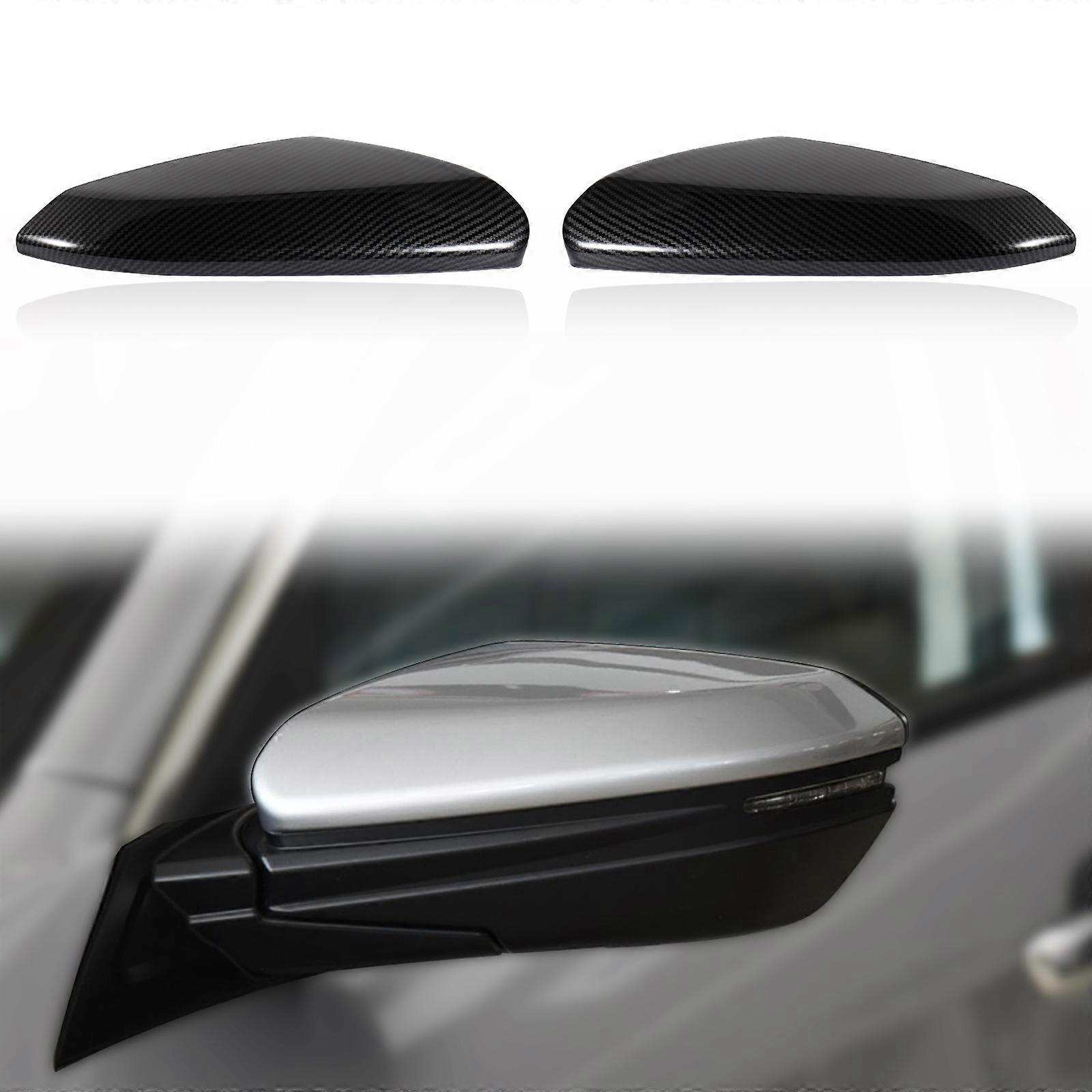 Carbon Fiber Pattern Door Rearview Mirror Cover Cap Housing Fit for Honda Civic 10th 2016-2021 Car Accessories
