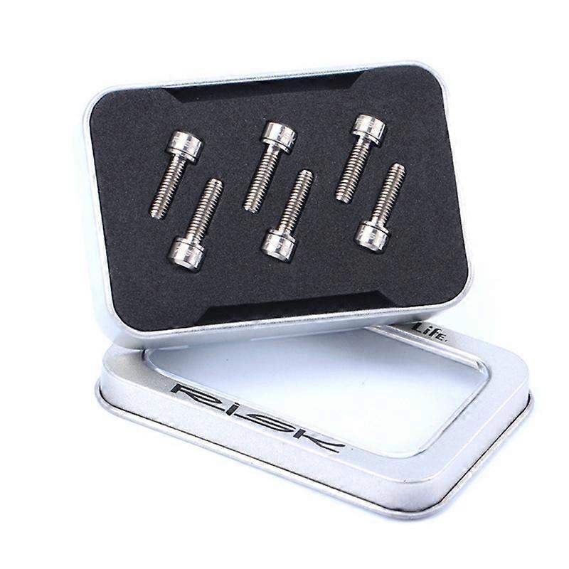 6pcs Fixed Screw with Washers,Bicycle M5x18/20,Fixing Screws of Bicycle Stem