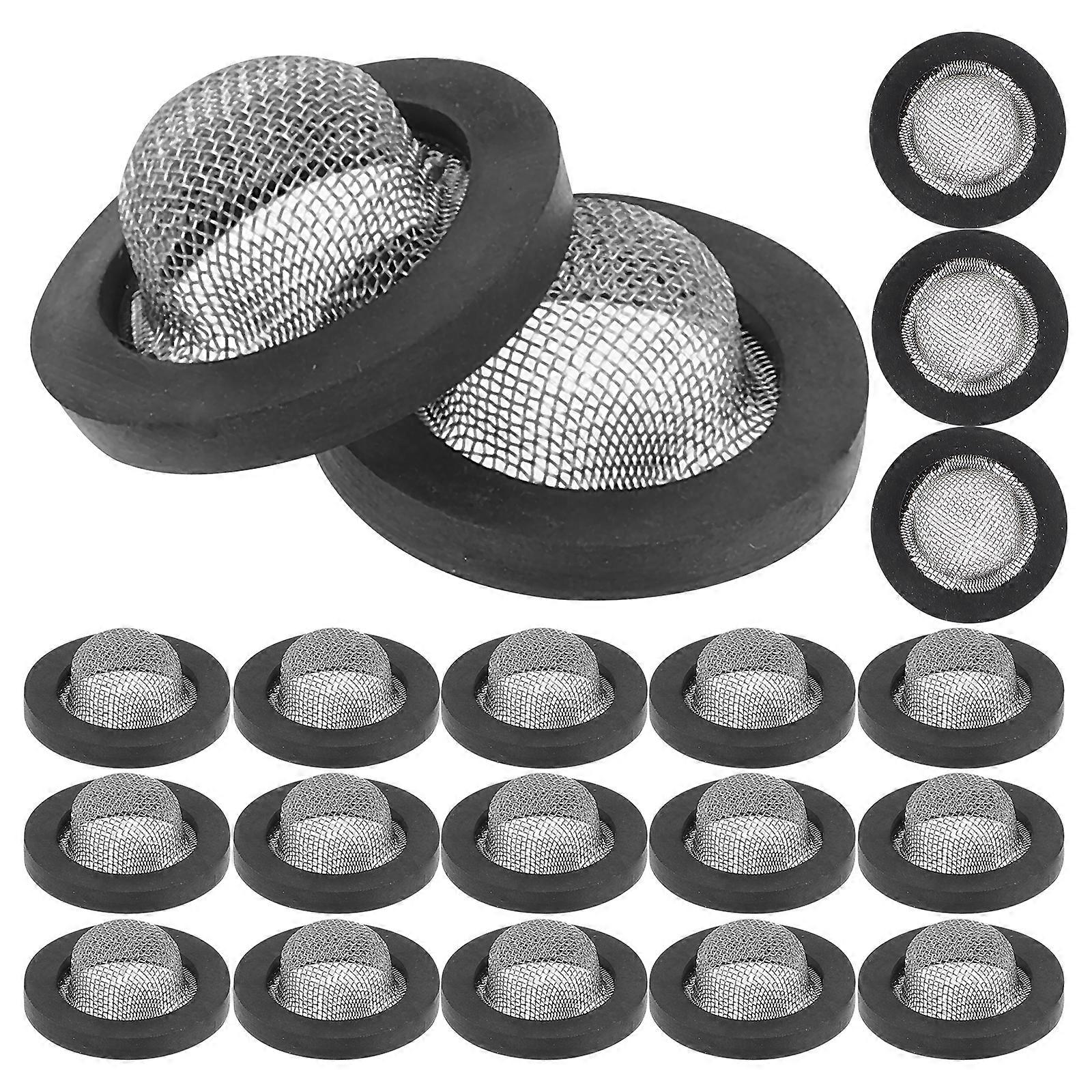 30pcs Hose Washer 1/2 Inch Inlet Hose Coupling With Strainer Pipe Screen