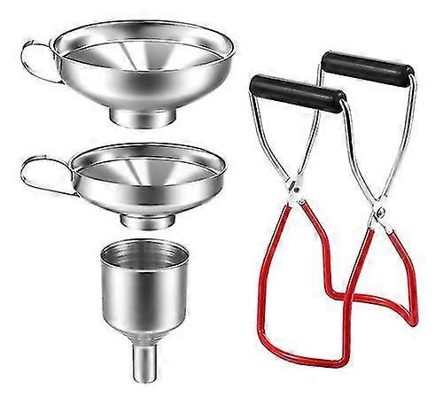Durable Portable Canning Funnel For Restaurant Red (1pcs)