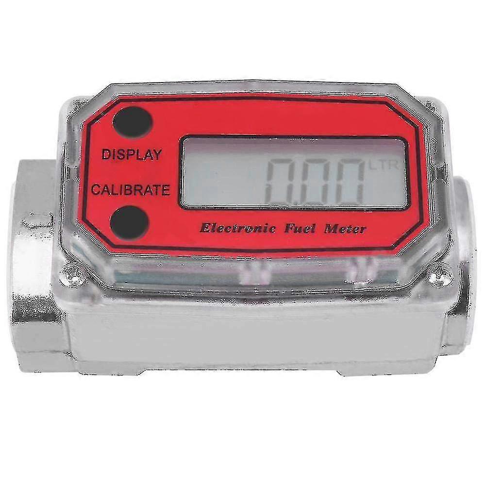 Electronic Turbine Fuel Flow Meter For Diesel Kerosene With Digital Lcd Display Inlet / Outlet