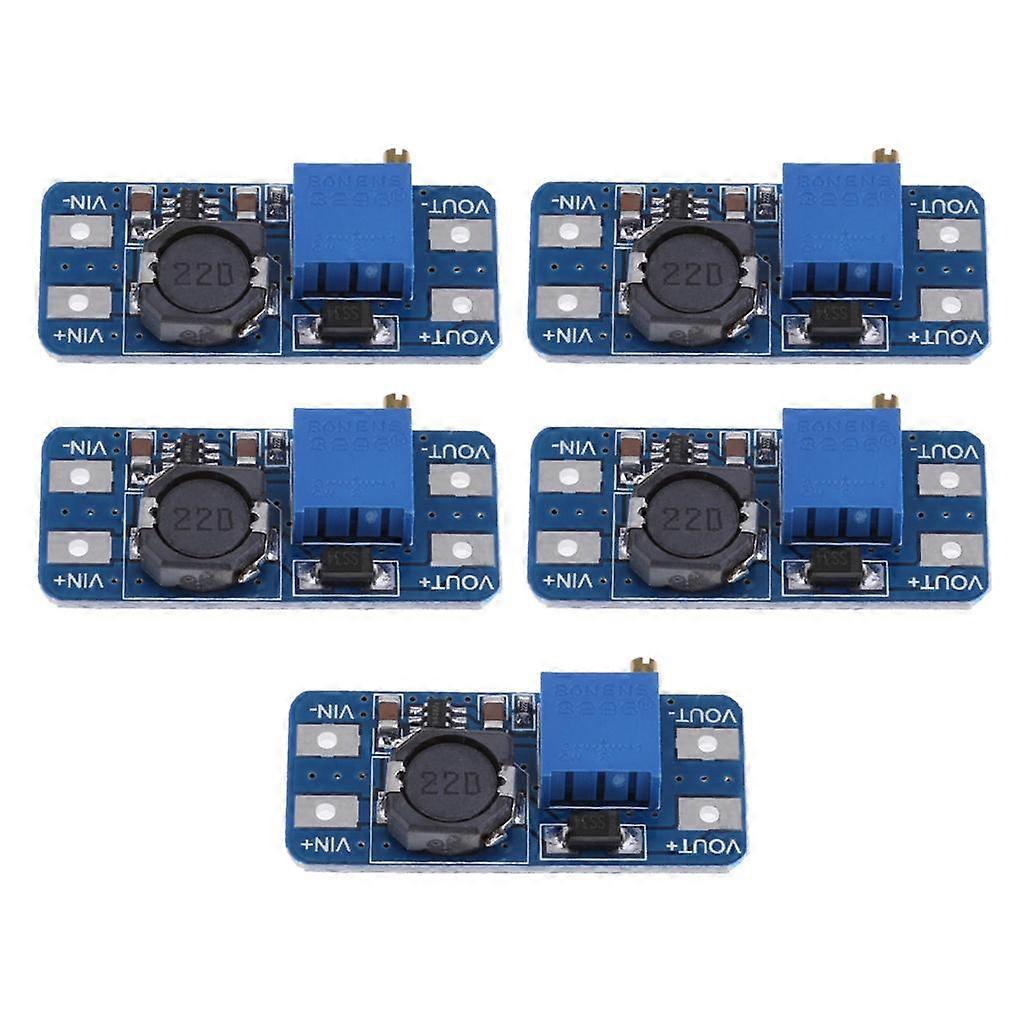 5Pcs  2A DC-DC Booster Step Up Power Spply Module 2V-24V To 5V-28V