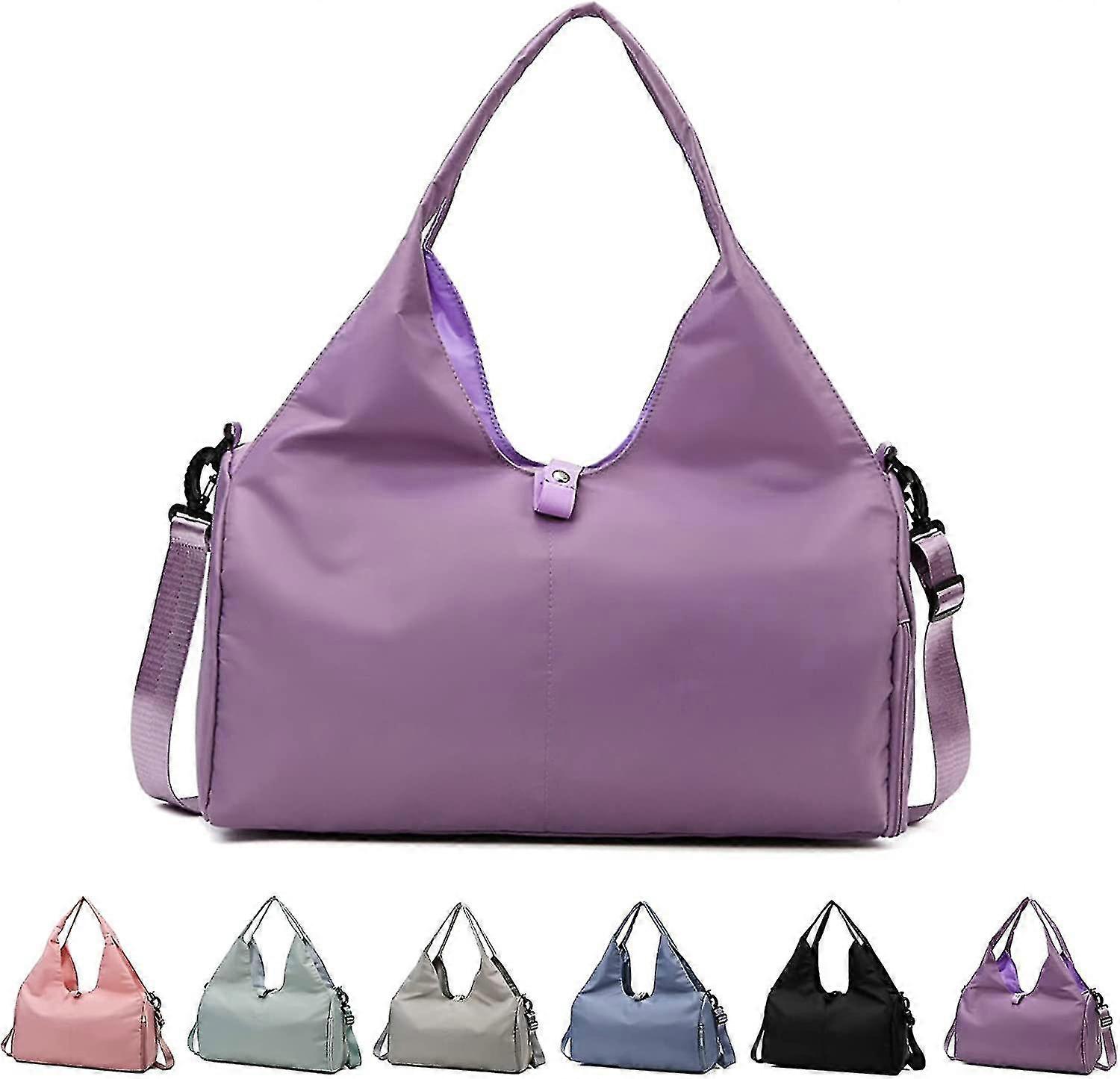 حقيبة رياضية رياضية ، حقيبة يوجا نسائية لحصائر اليوجا ، حقيبة سفر من القماش الخشن ، حقيبة حمل ، حقيبة تدريب أكسفورد للقماش المقاوم للماء