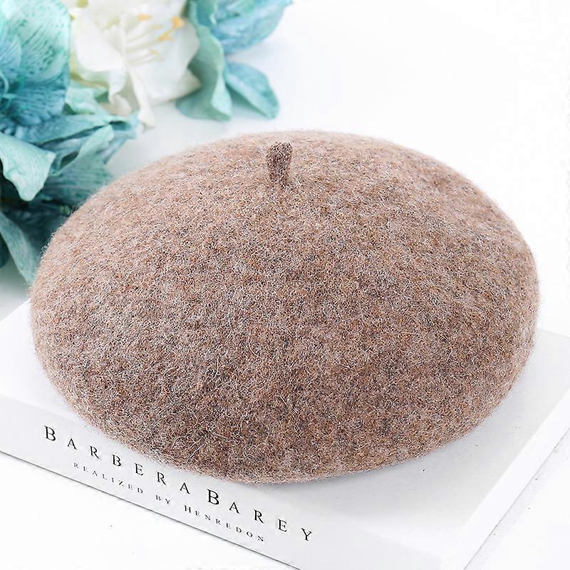 Breathable Wool Beret Hat for Fall Winter
