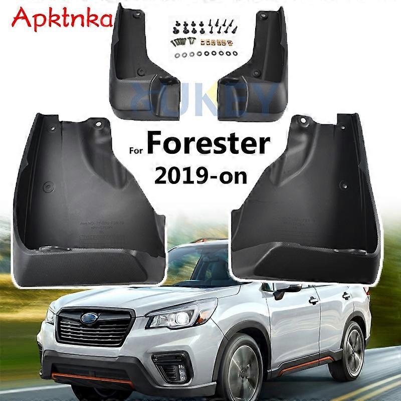 Apktnka Set Molded Mud Flaps For Subaru Forester SK 2019 -on Mudflaps Splash Guards Flap Mudguards Fender Front Rear 2018 - 2020