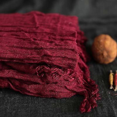 NINI CSODAORSZÁG 2021 Őszi téli pamutvászon Nagy sál női egyszínű vintage kendő női alkalmi sálak Négy évszak